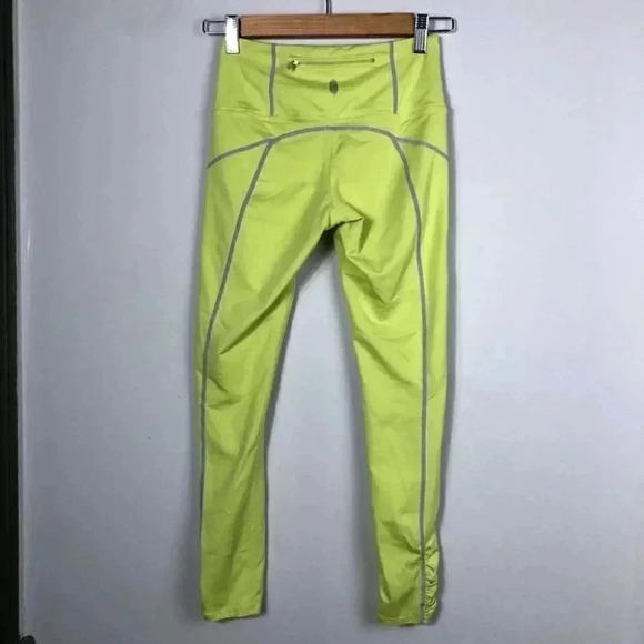 Free People Movement Leggings Activewear Compression Workout Key Lime Women's XS - Picture 4 of 6